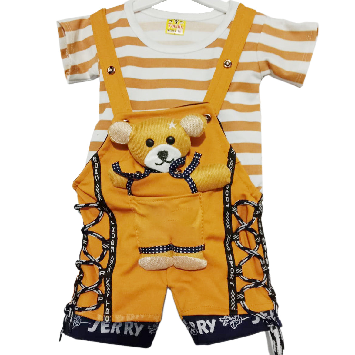 Faiz4s | Baba Suit with Teddy Bear for Baby Boy Dress  | 1 - 2 Years | F4S1006