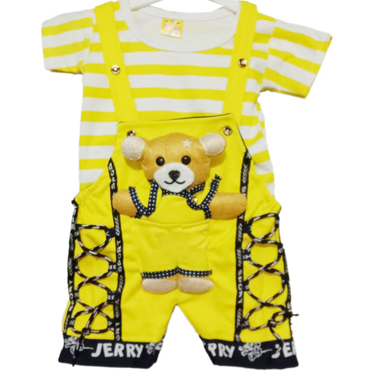 Faiz4s | Baba Suit with Teddy Bear for Baby Boy Dress  | 1 - 2 Years | F4S1006
