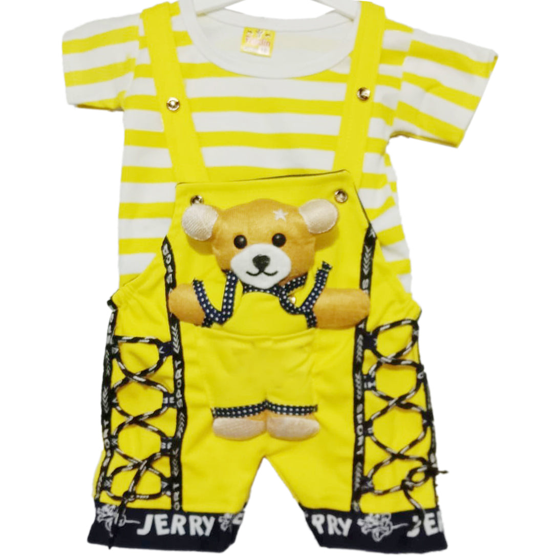 Faiz4s | Baba Suit with Teddy Bear for Baby Boy Dress  | 1 - 2 Years | F4S1006