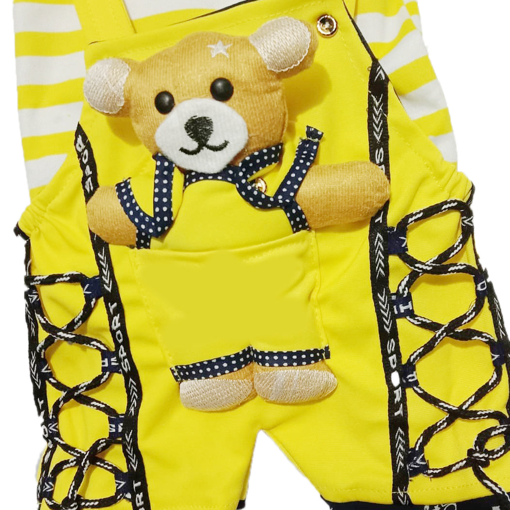 Faiz4s | Baba Suit with Teddy Bear for Baby Boy Dress  | 1 - 2 Years | F4S1006