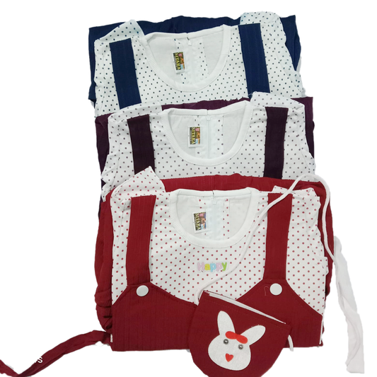 Affordable  Girls Frock With Bag | Short Sleeve | 5-7 Years | F4S1002