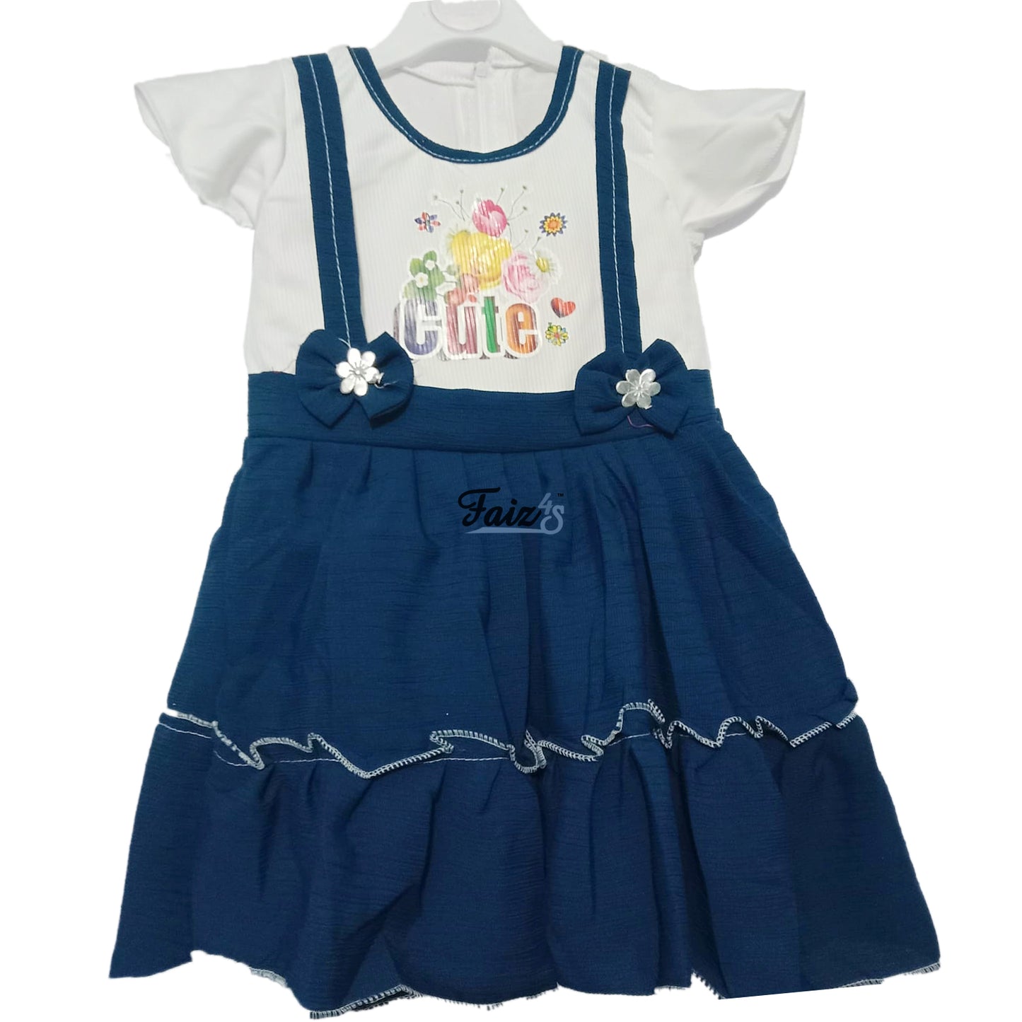 Affordable  Girls Frock | Short Sleeve | 3-5 Years | F4S1004