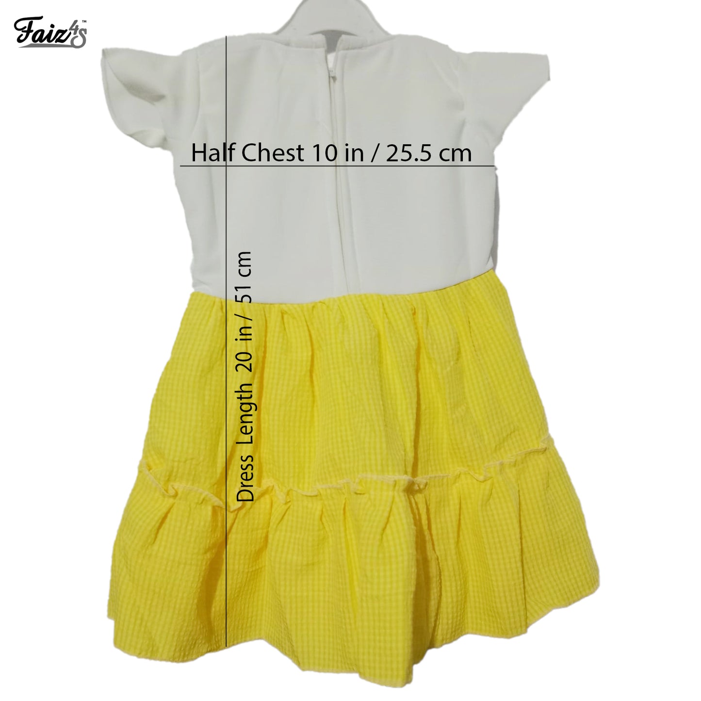 Affordable  Girls Frock | Short Sleeve | 3-5 Years | F4S1004
