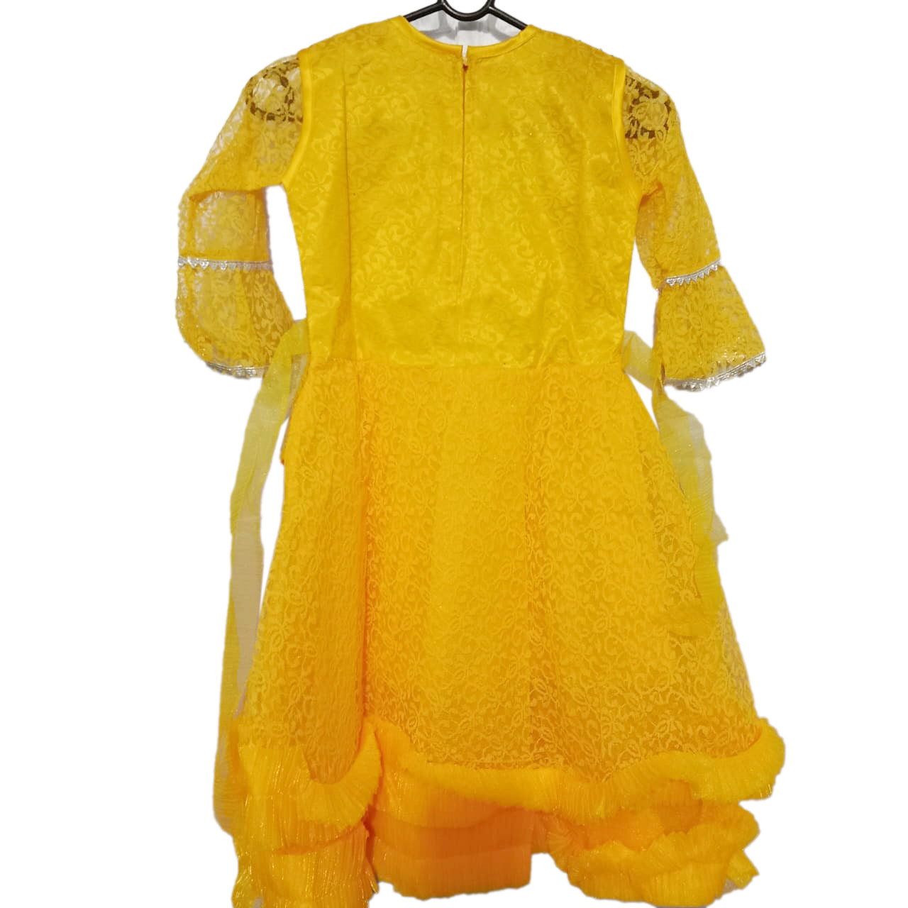 Faiz4s | Modern net Frock For Girl |  Sleeve Dress | 5 - 8 Years | F4S1007