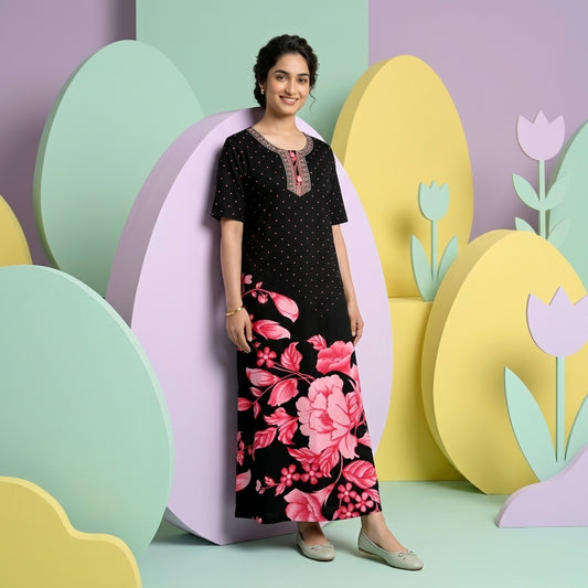 Nighty dress for woman | Free Size | F4S1012